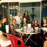 En visite à l'Hospice Hoang Hou