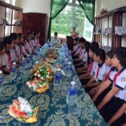 Classe secondaire de l'école Dang Quang Pho